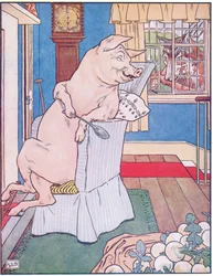 Quand le loup est venu, il a dit, petit cochon, es-tu prêt